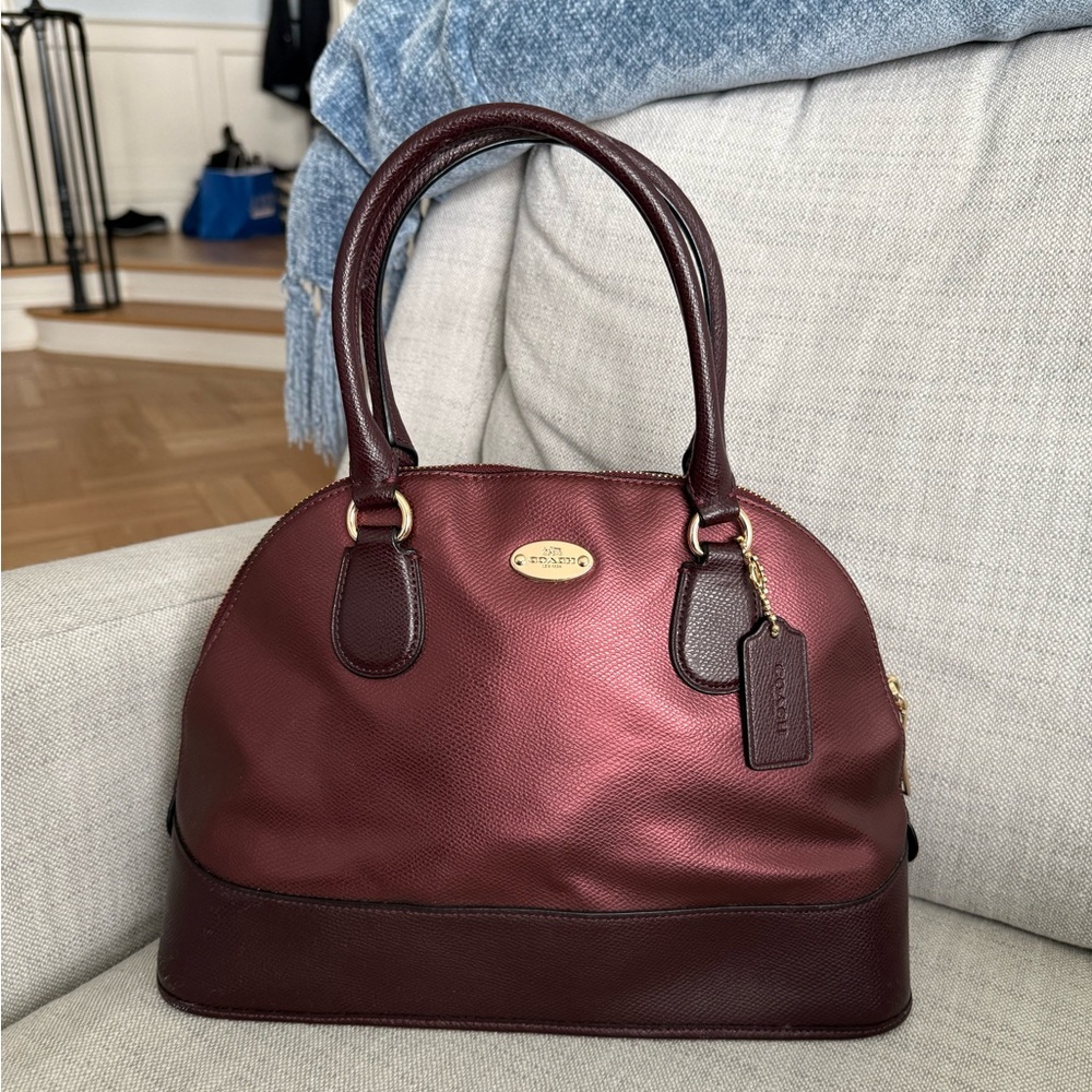 Coach leather satchel